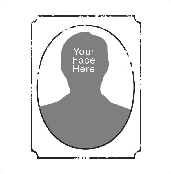 Your Face Here Rubber Stamp