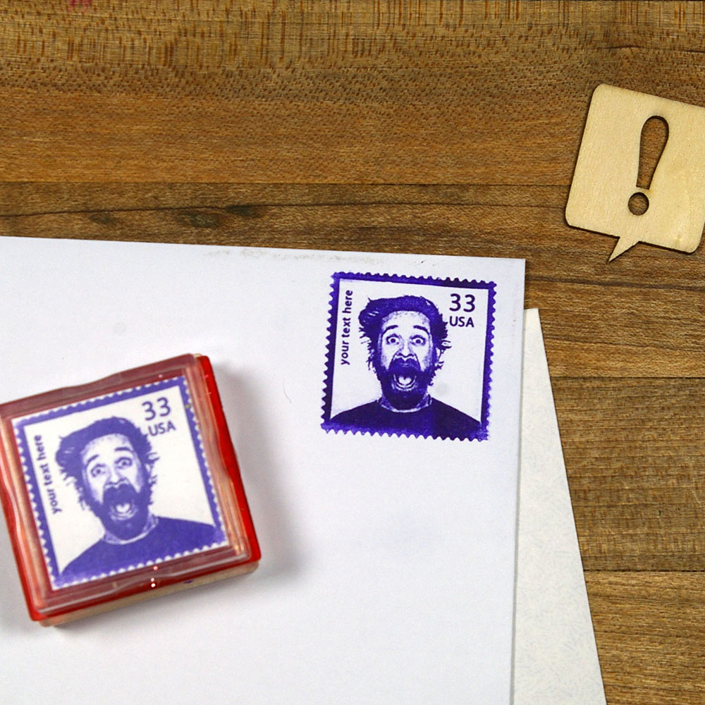 Go Postal rubber stamp