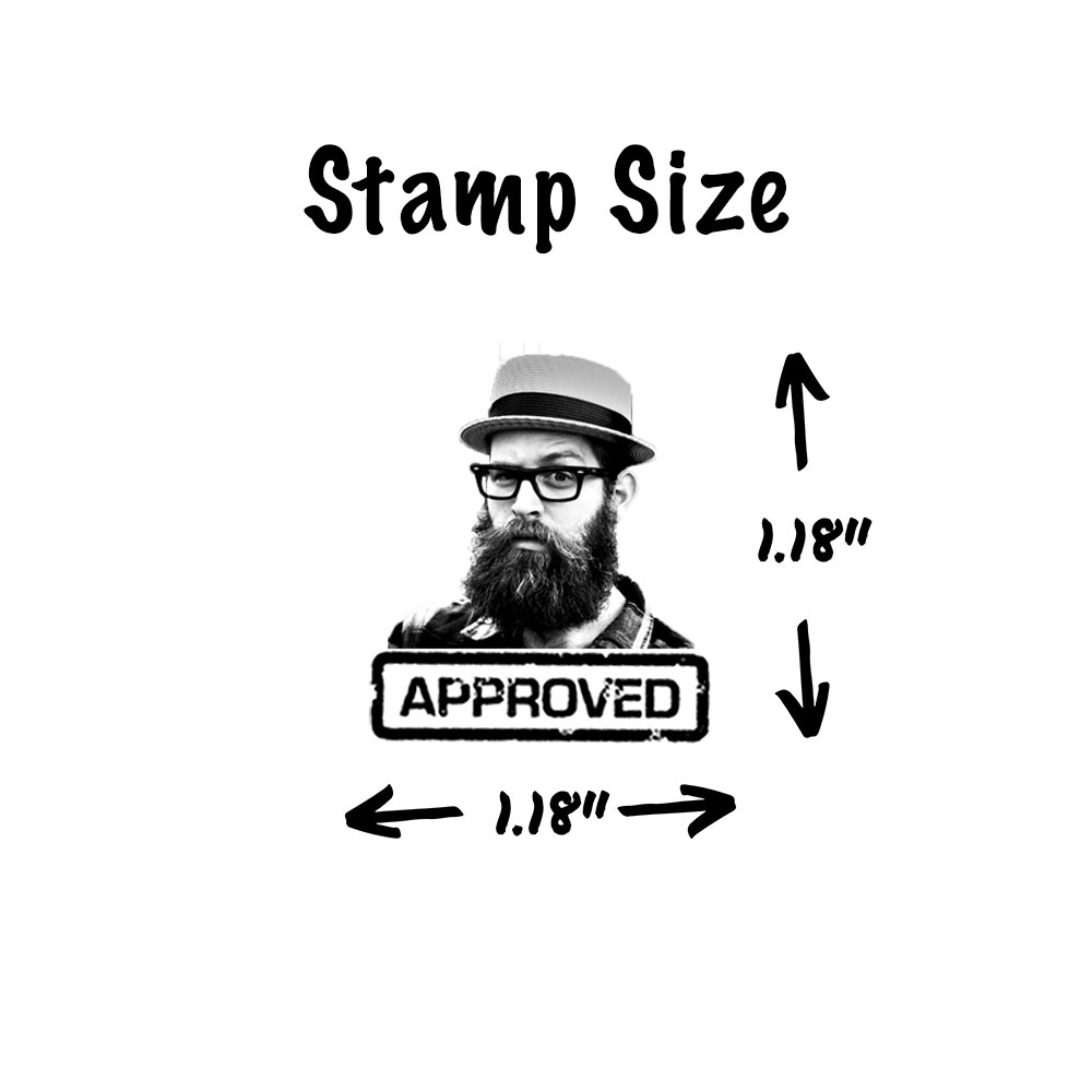 classic approved stamp size
