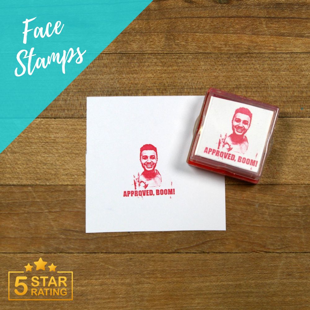 approved rubber stamp with image