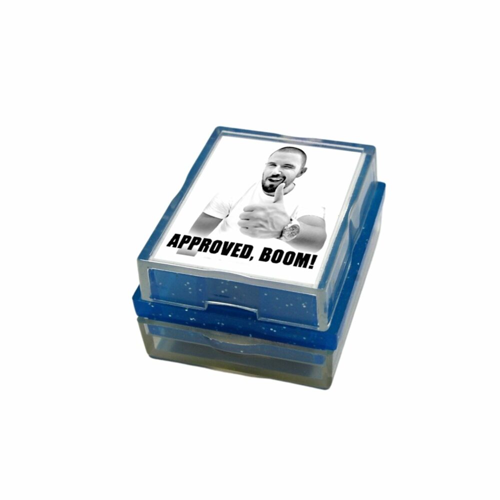 approved boom stamp case