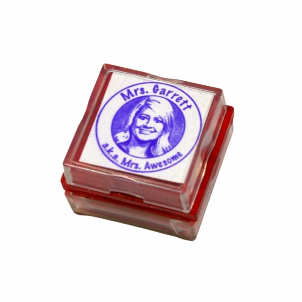 Stamp Case Teacher Badge