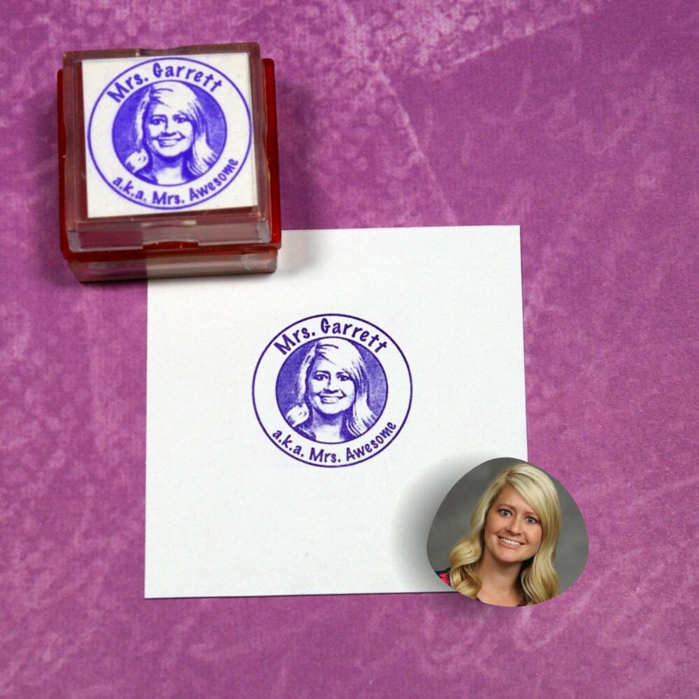 Teacher Badge Stamp