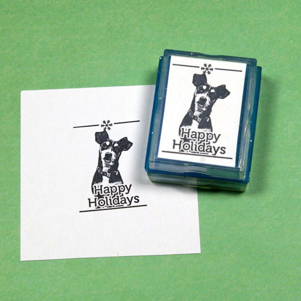 Holiday Card Stamp from Image