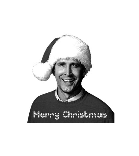 Clark Griswold Merry Christmas Rubber Stamp