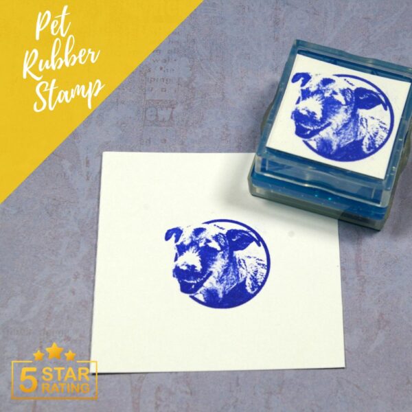 Pet rubber stamp