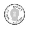 Naughty Rubber Stamp