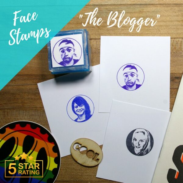 blogger rubber stamp