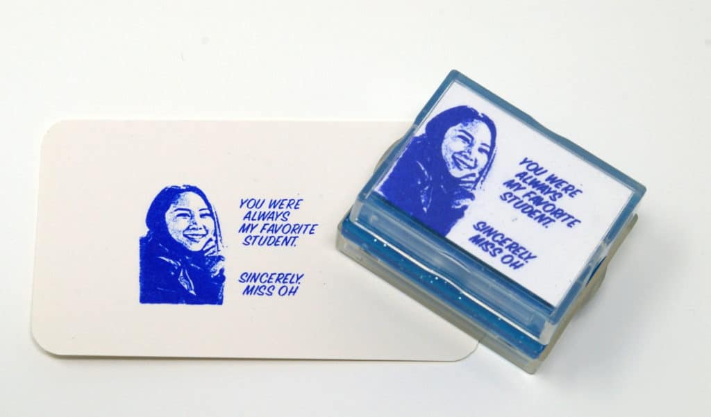 yearbook rubber stamp