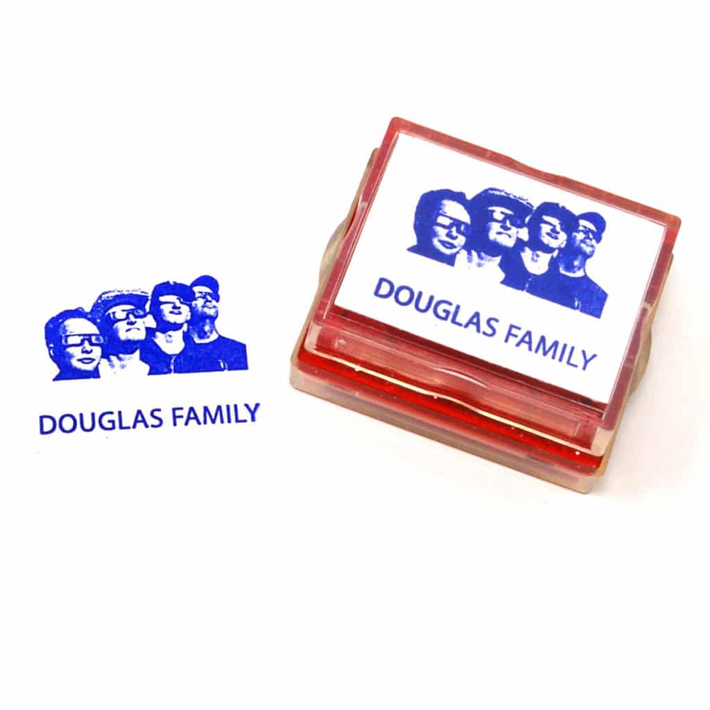family rubber stamp return address stamp