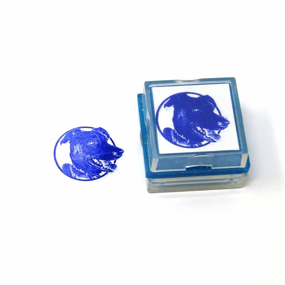 Dog Photo Rubber Stamp