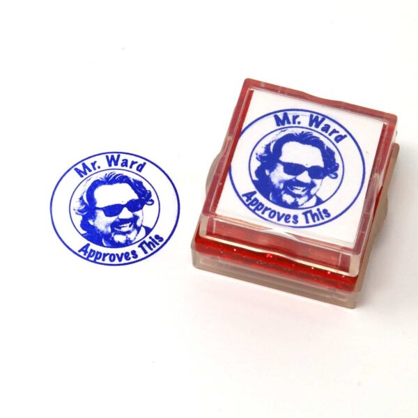 Teacher School Rubber Stamp