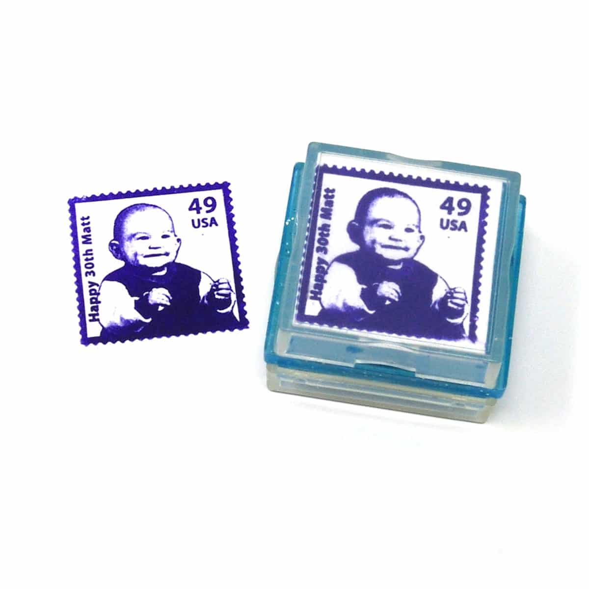 Postage Rubber Stamp