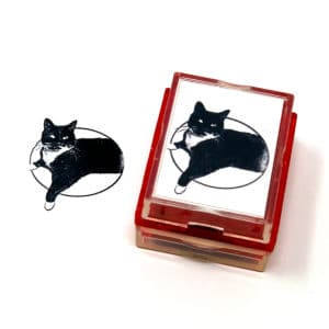 pet rubber stamps | custom cat rubber stamp
