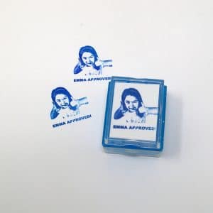 custom face rubber stamp