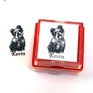 custom dog rubber stamp
