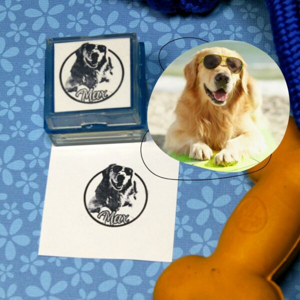 max dog rubber stamp