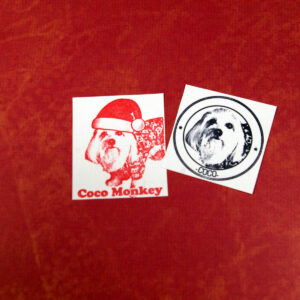 pet christmas rubber stamp